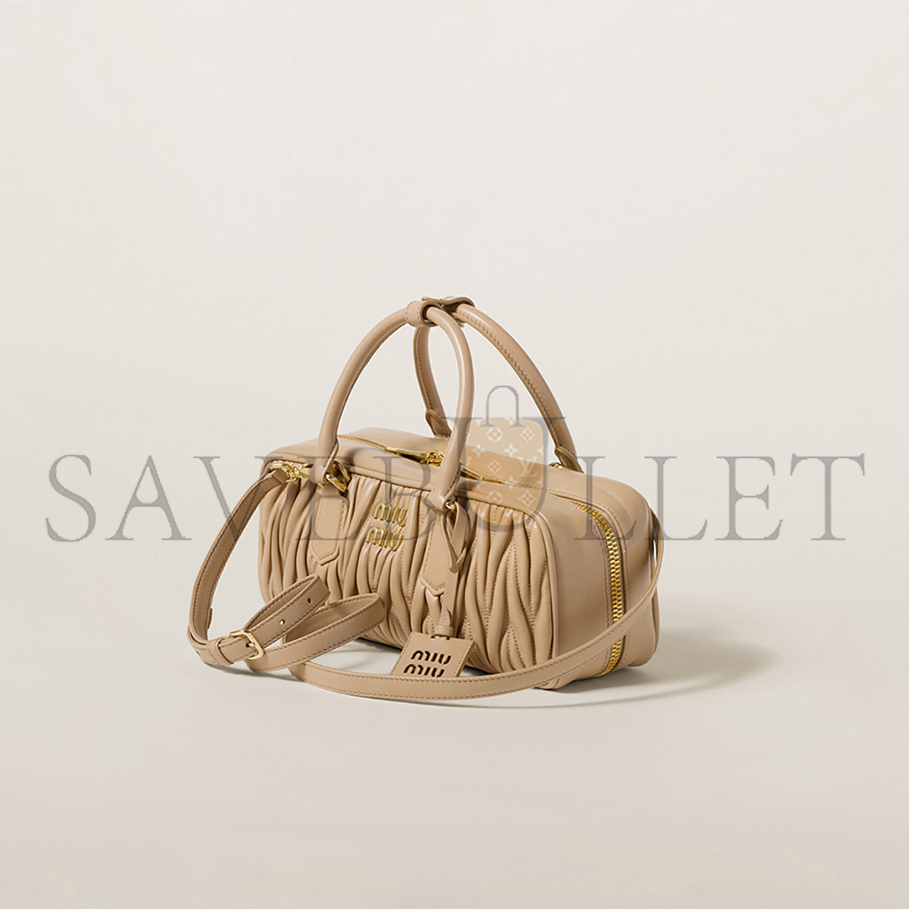 MIU MIU ARCADIE MATELASSÉ NAPPA LEATHER BAG 5BB148 (27*12*9cm) MIU MIU ARCADIE MATELASSÉ NAPPA LEATHER BAG 5BB148 (27*12*9cm)